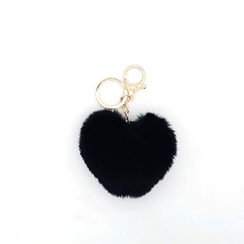 Wholesale Imitation Lazy Rabbit Fur Love Fur Ball Key Chain